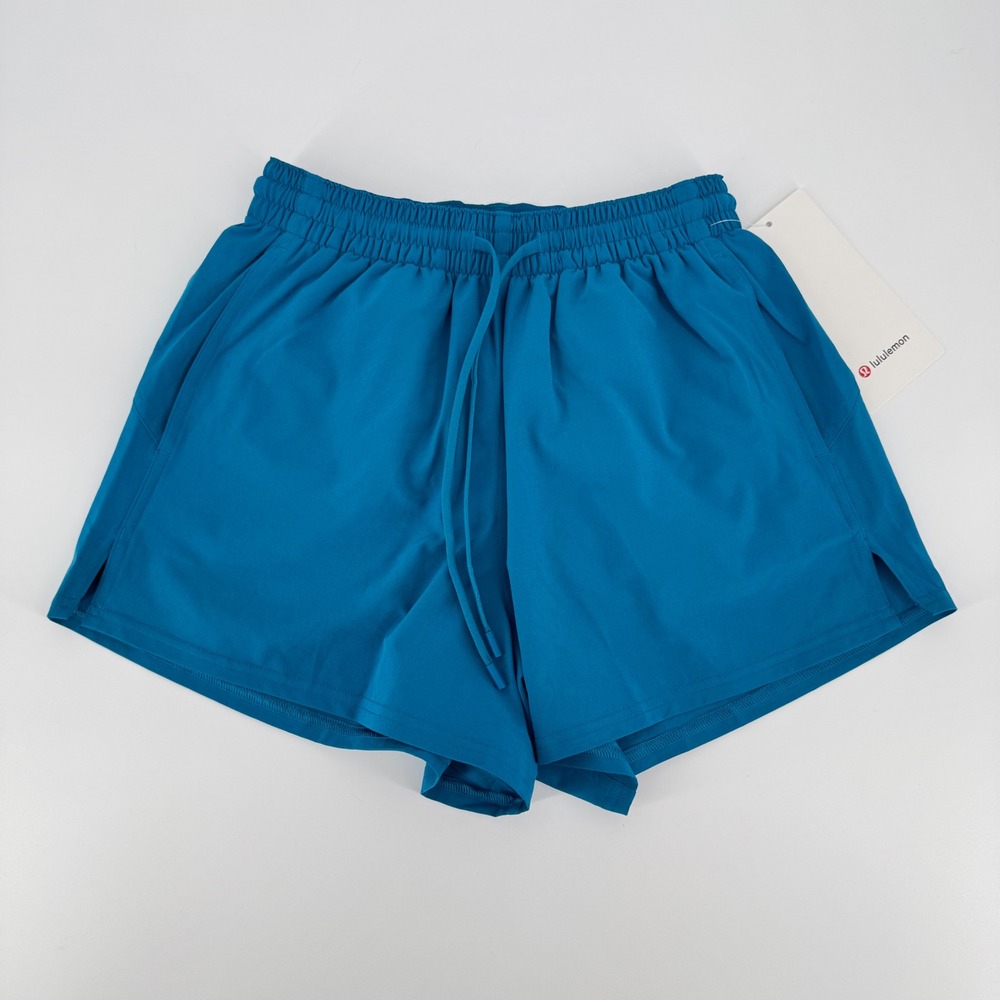 Lululemon Pace Rival High-Rise Short 3 Hawaii Blue LW7DHHS Womens 2 NWT